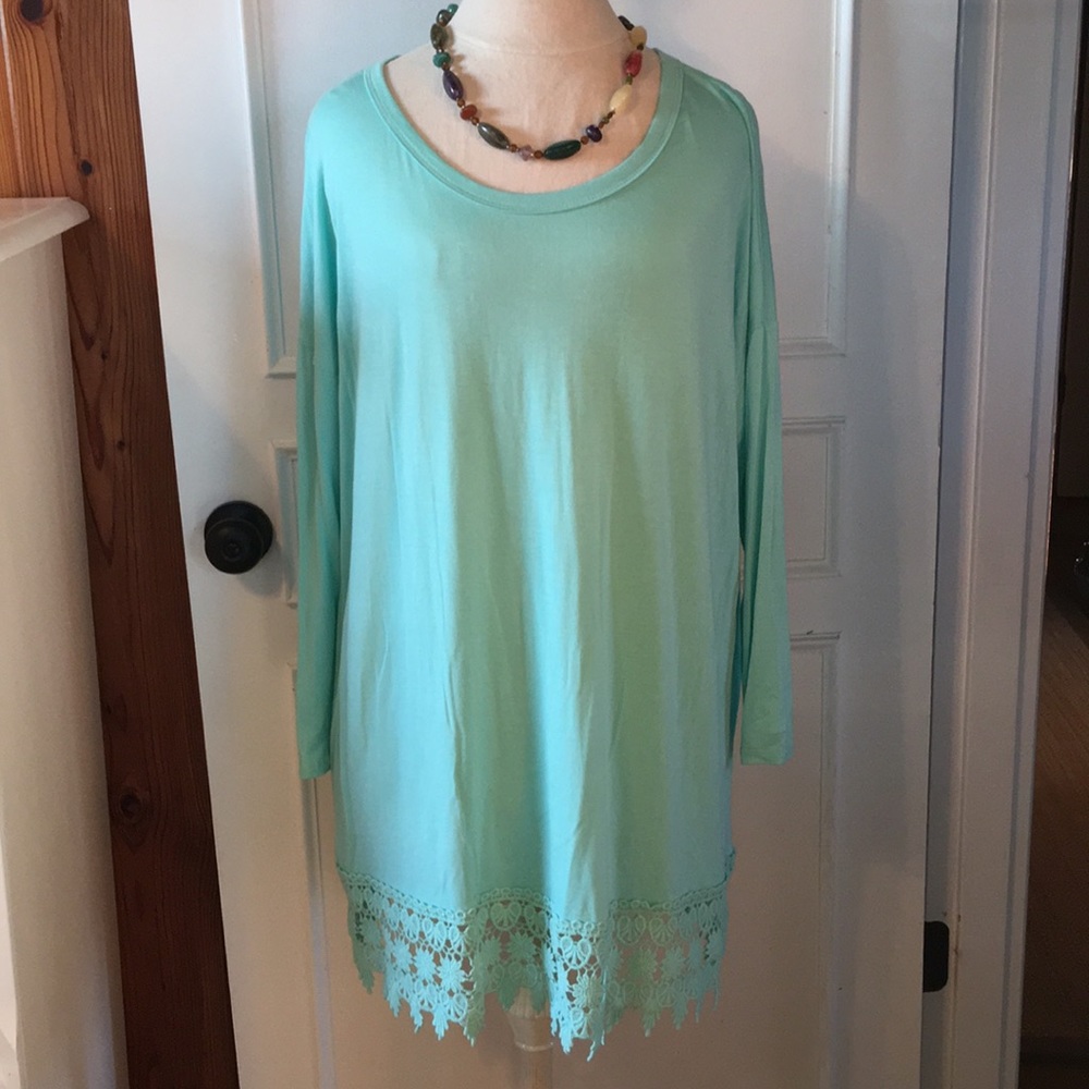 Mint Green Tunic Top